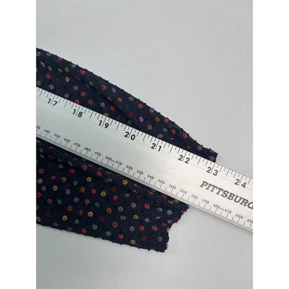 Madewell Womens Medium Top Lyric Wrap Top In Sugar Dot Balloon Sleeve Blouse - Picture 14 of 14